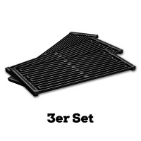 3er Set Gussrost 18 x 45 cm für Grill Focarius