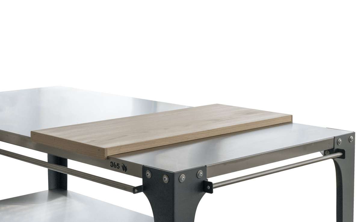 Arbeitstisch Indoor Outdoor Edelstahl fahrbar | Feuer Campus 365