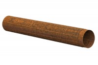 Ofenrohr 150 - 100cm lang in stahl